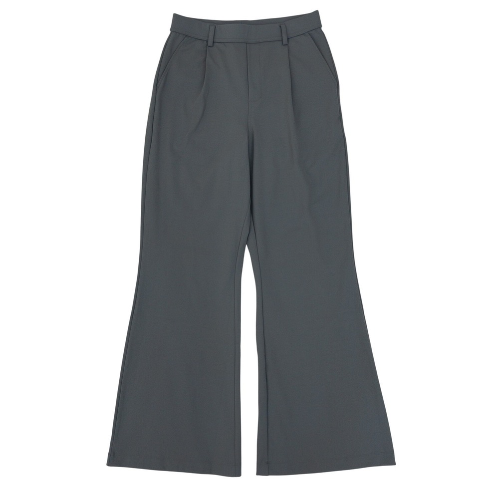 Halara Flex Daystretch High Waist Work Flare Pants Womens Small Gray New